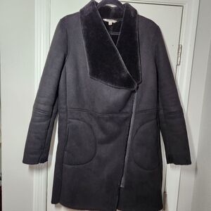 BB Dakota Black Teddy Coat Size S